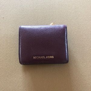 MICHAEL KORS Burgundy Wallet
